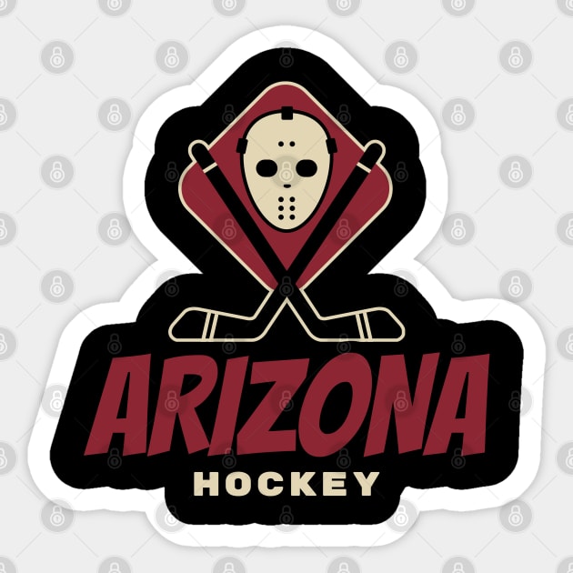 Arizona Coyotes hockey Sticker by BVHstudio